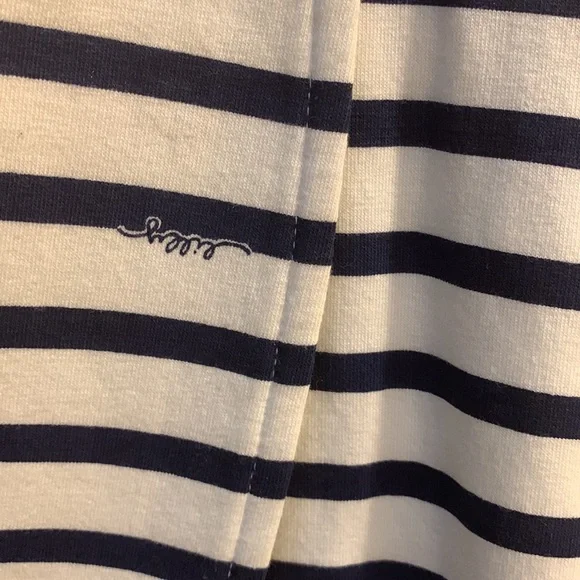 Lilly Pulitzer Navy and Cream Striped Blazer - Picture 3 of 7